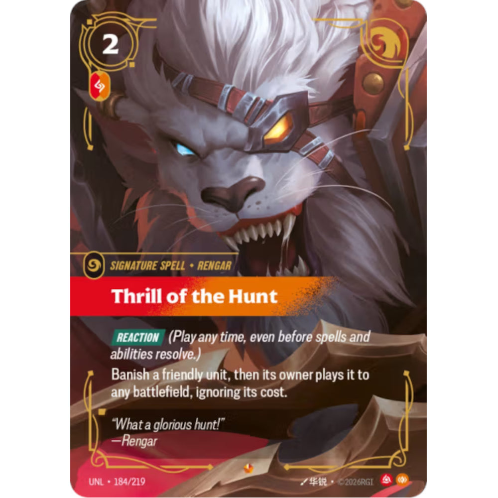 RFB [RFB03-UNL-184 E] Thrill of the Hunt