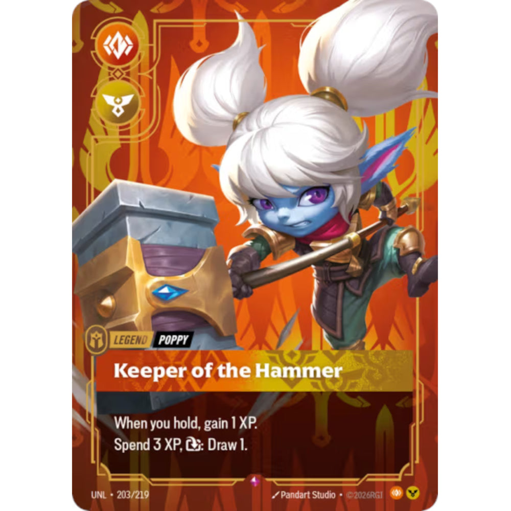 RFB [RFB03-UNL-203 R] Poppy - Keeper of the Hammer