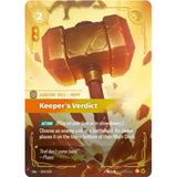 RFB [RFB03-UNL-204 E] Keeper's Verdict