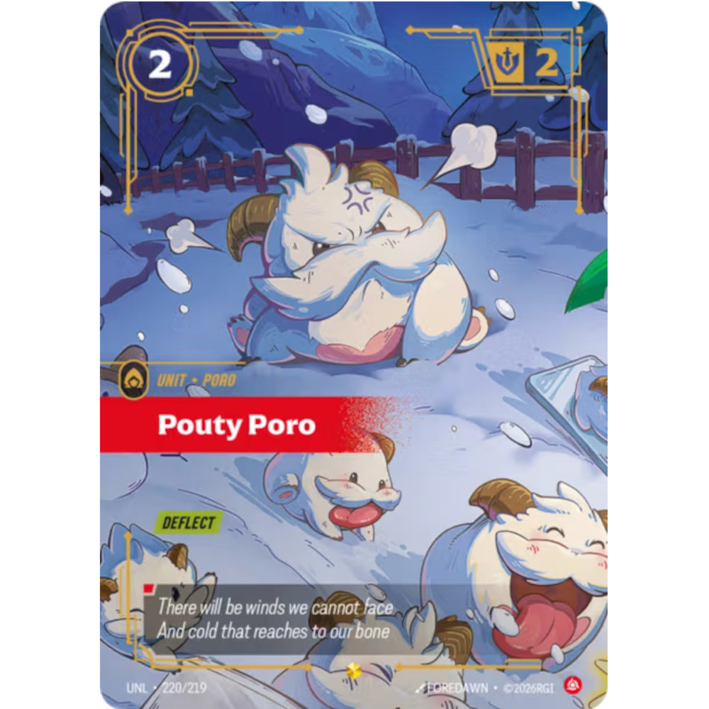 RFB [RFB03-UNL-220 SC] Pouty Poro (Overnumbered)