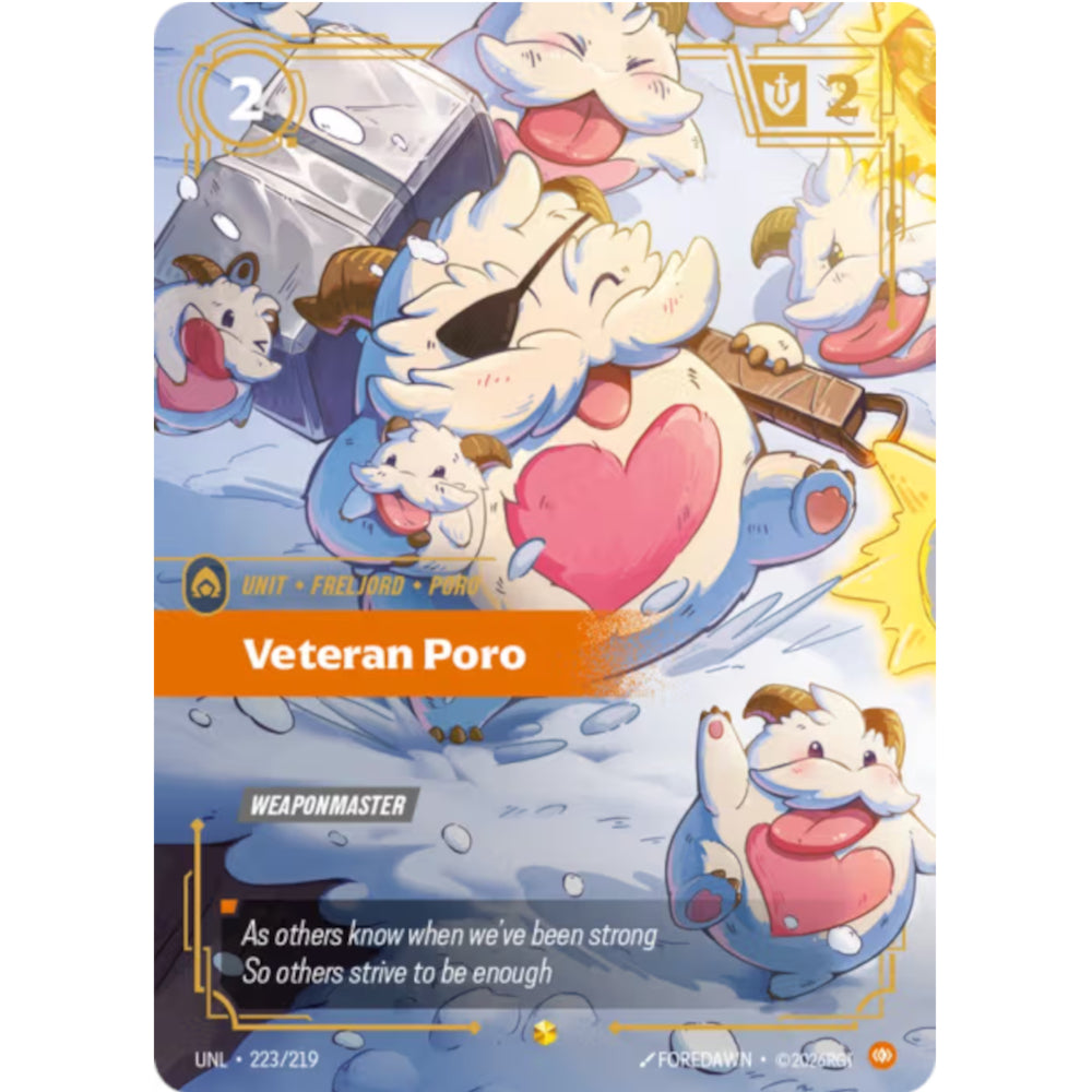 RFB [RFB03-UNL-223 SC] Veteran Poro (Overnumbered)