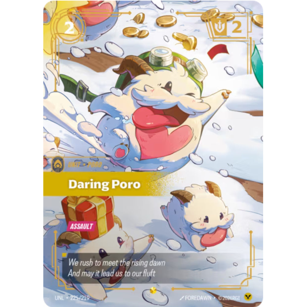 RFB [RFB03-UNL-225 SC] Daring Poro (Overnumbered)