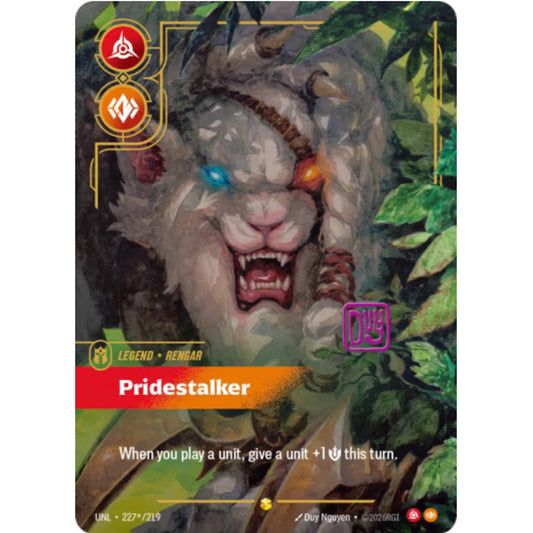 RFB [RFB03-UNL-227* R] Rengar - Pridestalker (Signature)
