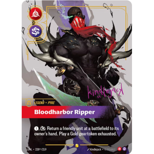 RFB [RFB03-UNL-228* SC] Pyke - Bloodharbor Ripper (Signature)