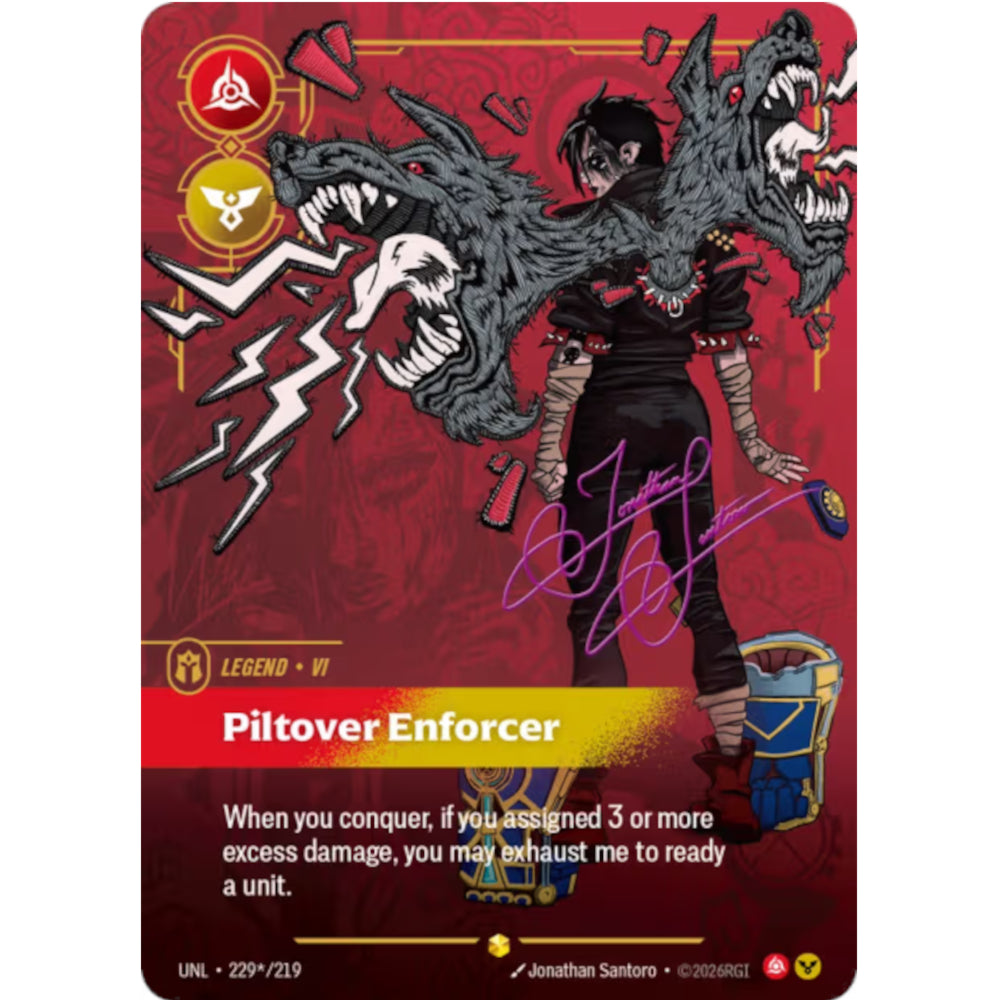 RFB [RFB03-UNL-229* SC] Vi - Piltover Enforcer (Signature)