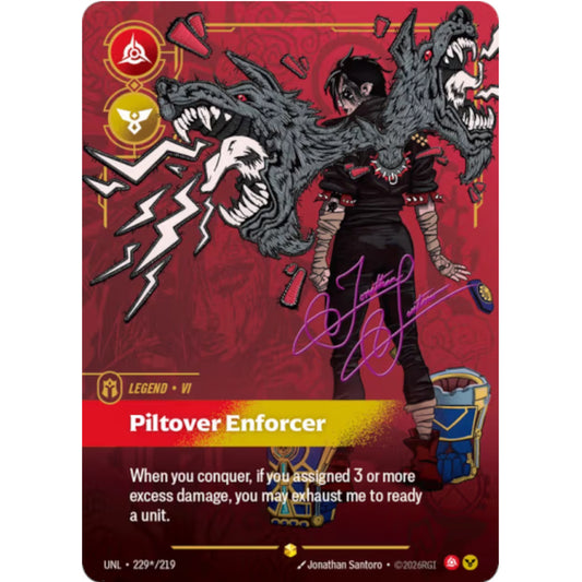 RFB [RFB03-UNL-229* SC] Vi - Piltover Enforcer (Signature)