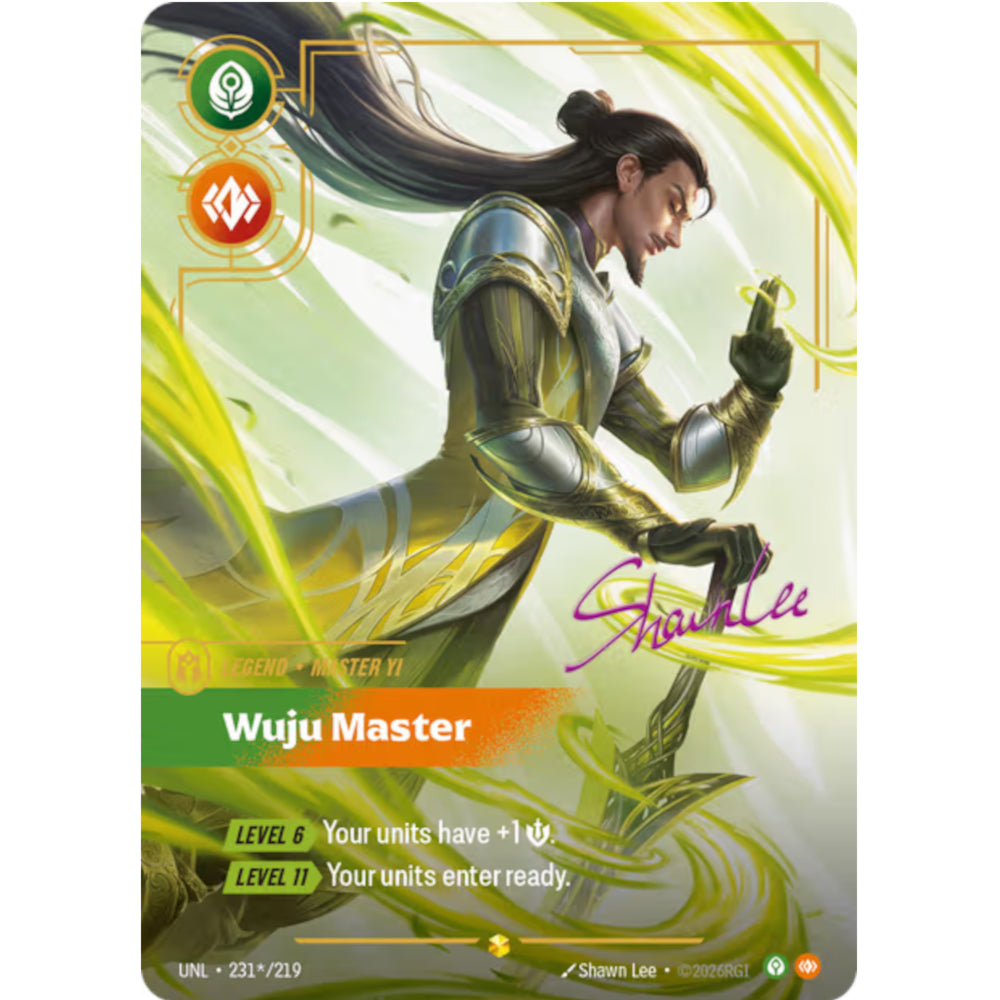 RFB [RFB03-UNL-231* SC] Master Yi - Wuju Master (Signature)