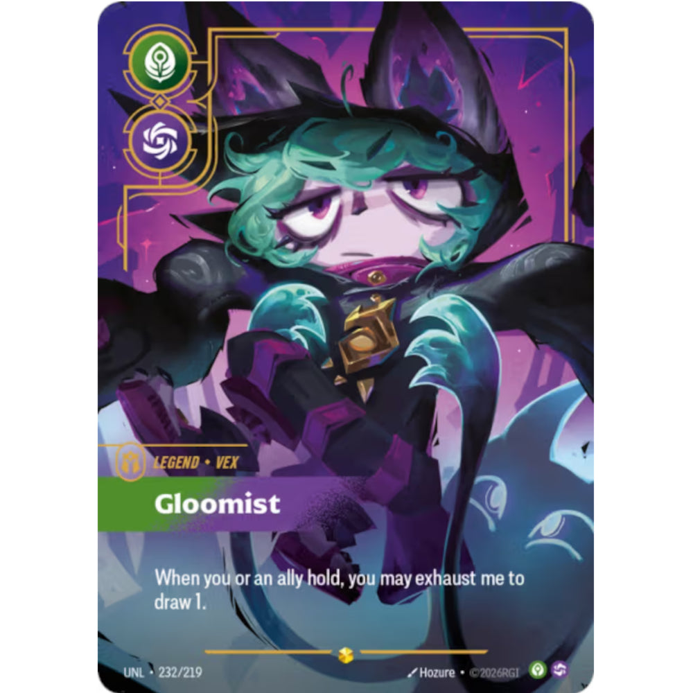 RFB [RFB03-UNL-232 SC] Vex - Gloomist (Overnumbered)