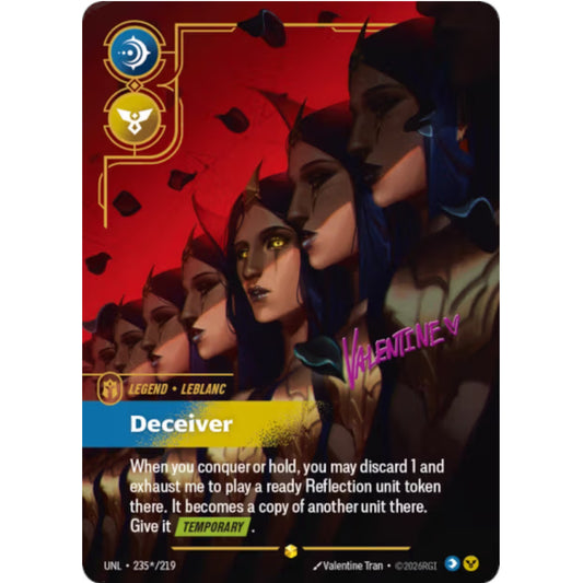 RFB [RFB03-UNL-235* SC] LeBlanc - Deceiver (Signature)