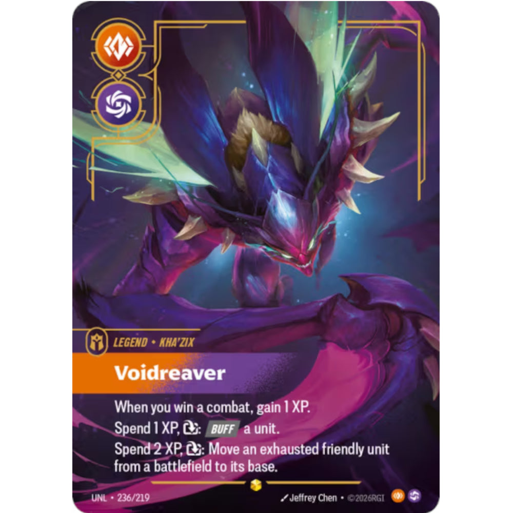 RFB [RFB03-UNL-236 SC] Kha'Zix - Voidreaver (Overnumbered)