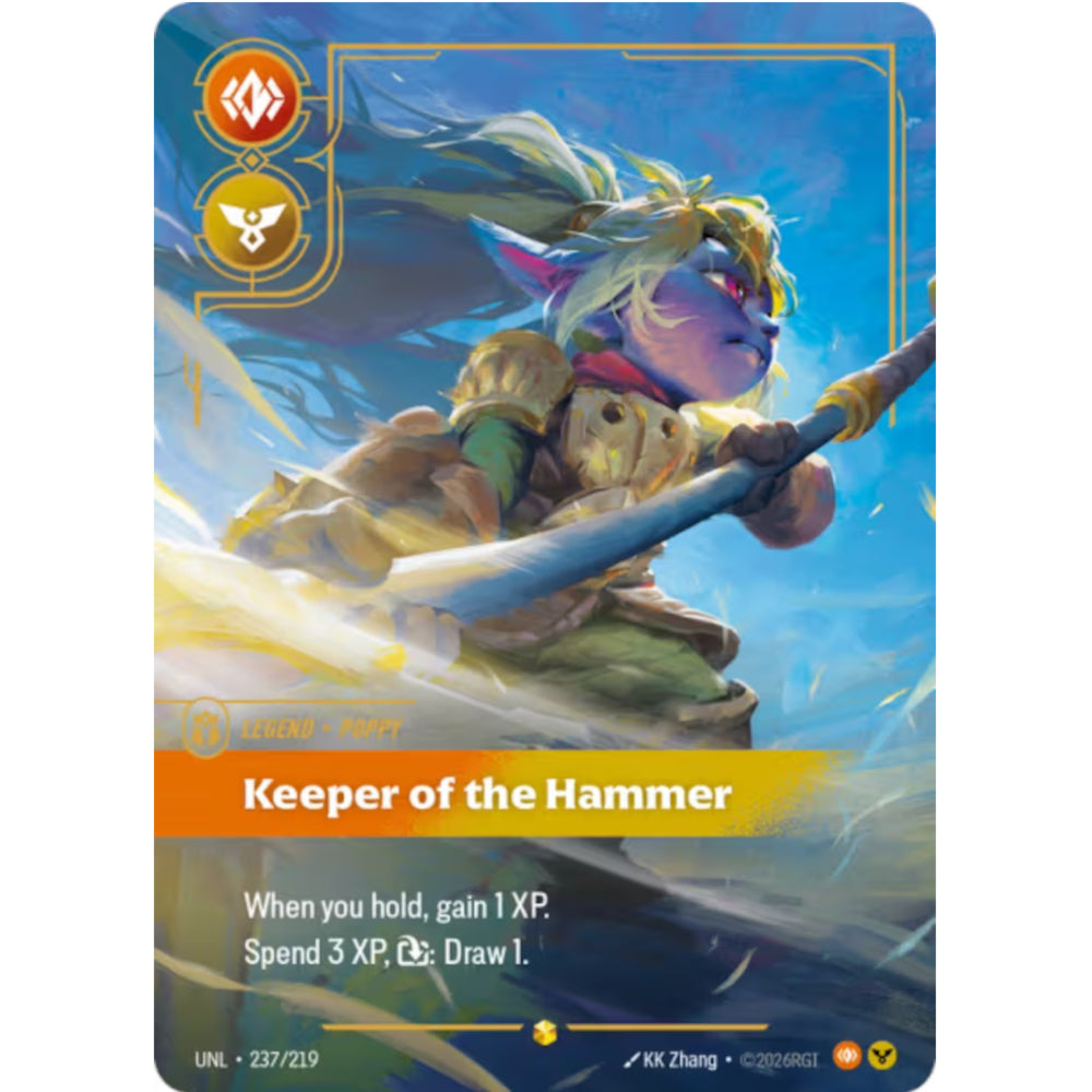 RFB [RFB03-UNL-237 SC] Poppy - Keeper of the Hammer (Overnumbered)