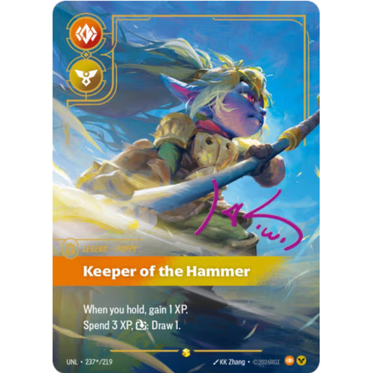 RFB [RFB03-UNL-237* SC] Poppy - Keeper of the Hammer (Signature)