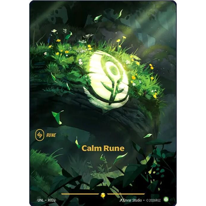 RFB [RFB03-UNL-R02a] Calm Rune (Alternate Art)