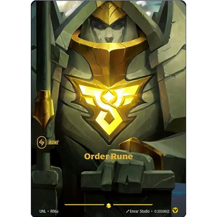 RFB [RFB03-UNL-R06a] Order Rune (Alternate Art)