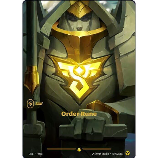 RFB [RFB03-UNL-R06a] Order Rune (Alternate Art)