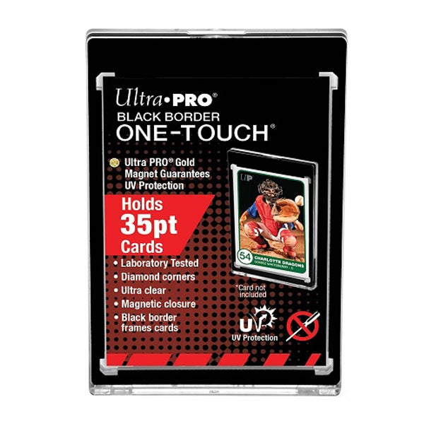 UltraPro UV ONE-TOUCH Magnetic Holder Black Border (35 PT.)