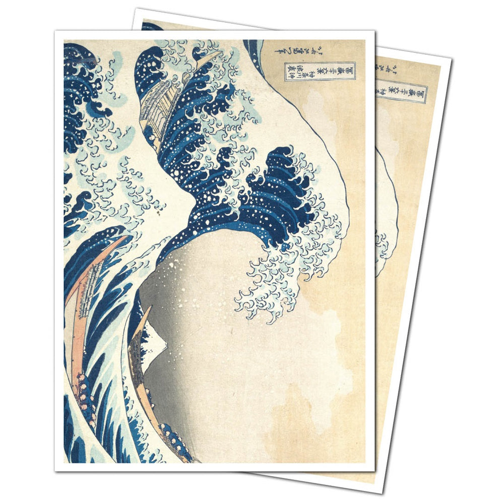 UltraPRO APEX DECK PROTECTOR Sleeves 105ct - The Great Wave Off Kanagawa
