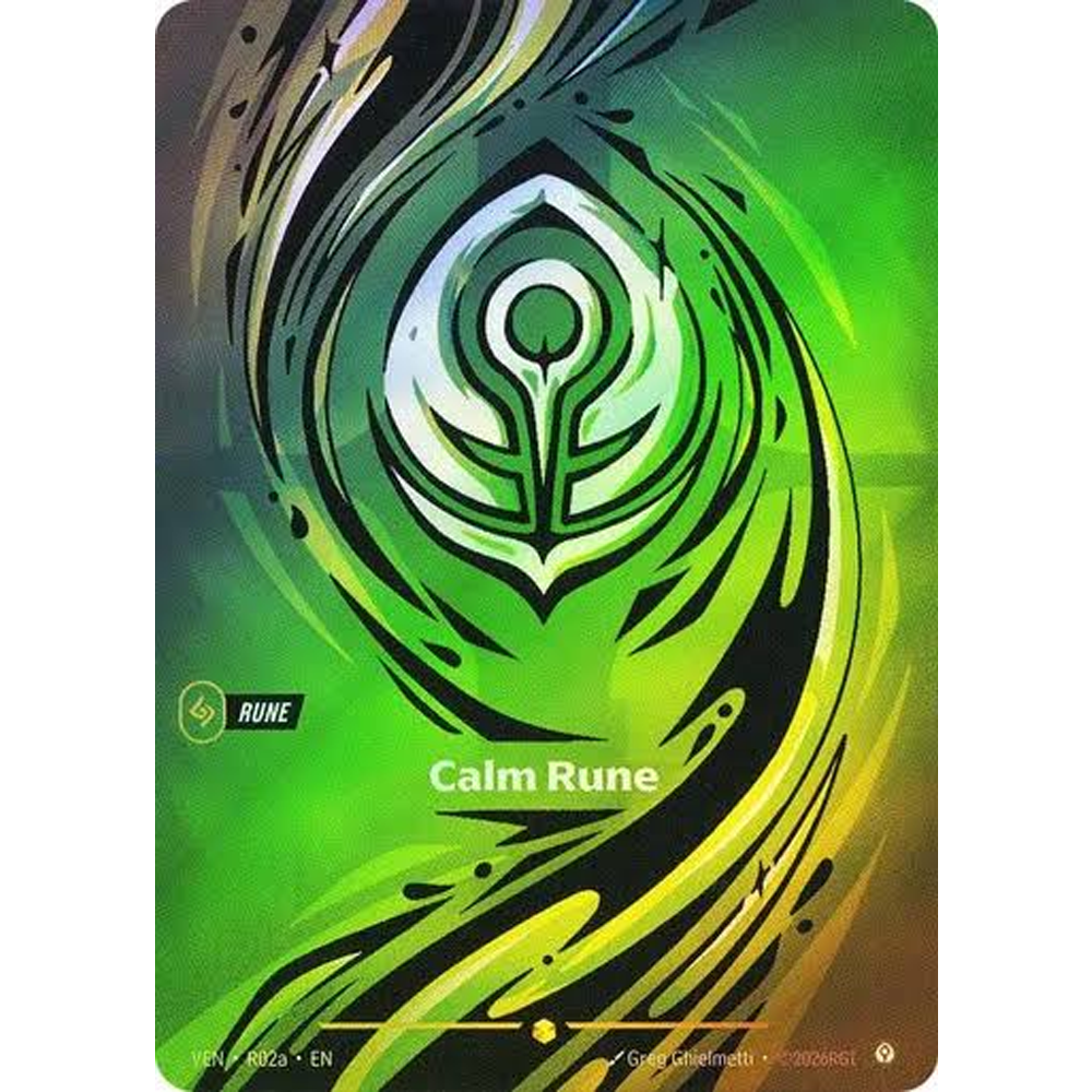 RFB [RFB04 VEN-R02a] Calm Rune (Alternate Art)