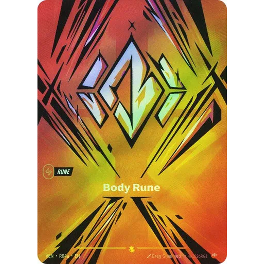 RFB [RFB04 VEN-R04a] Body Rune (Alternate Art)