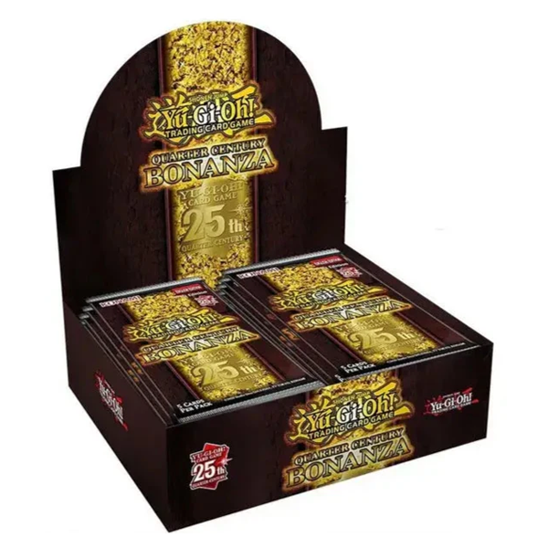 Yugioh Quarter Century Bonanza Booster Display
