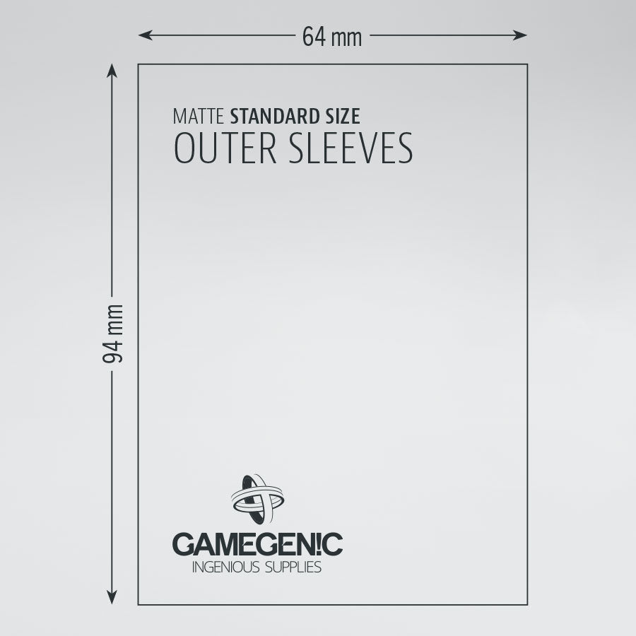 Gamegenic Outer Sleeves (Matte Standard Size)
