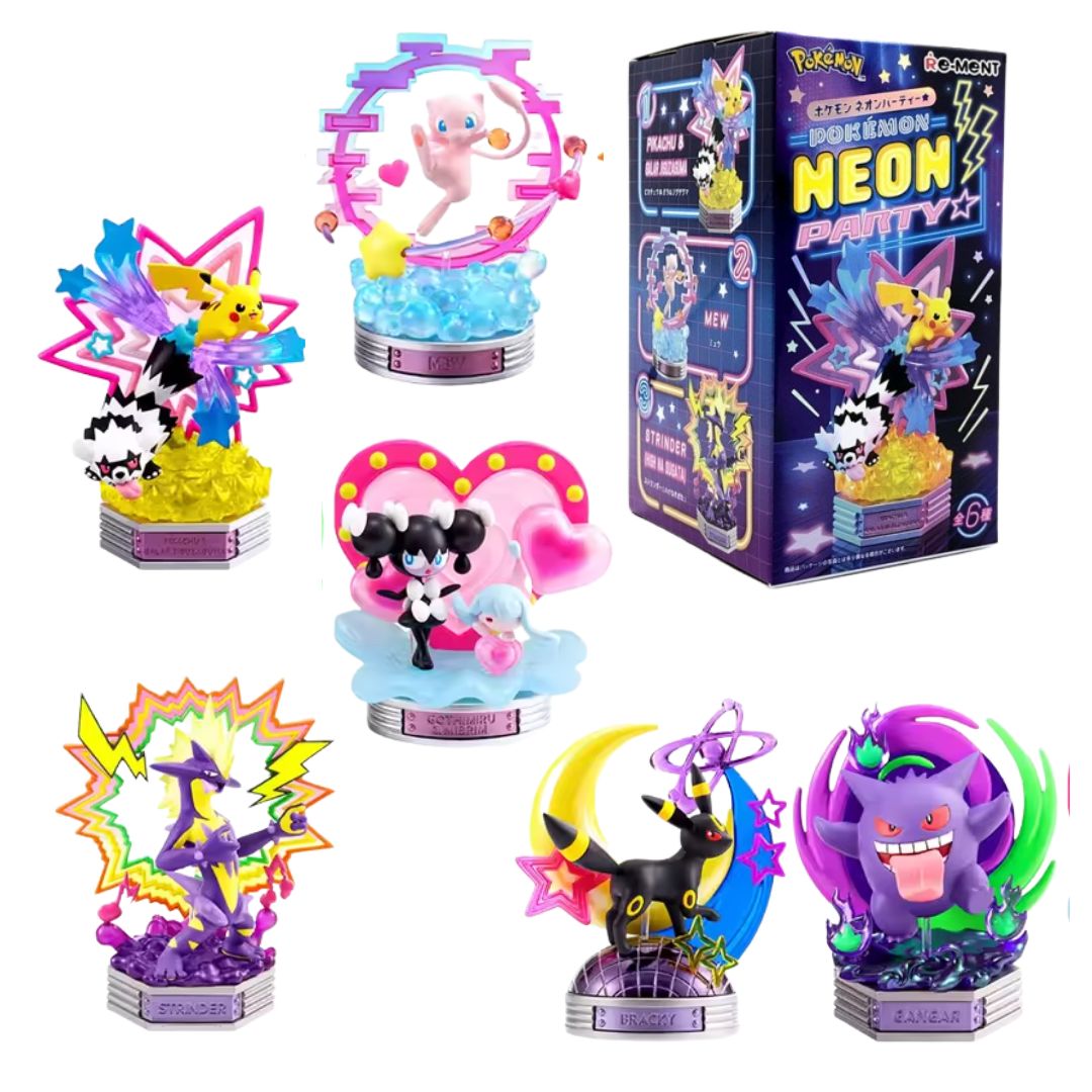 Re-Ment Pokemon Neon Party