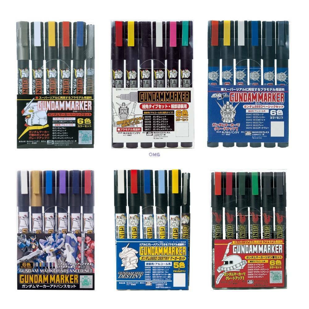 GSI Creos Gundam Marker Set (GMS Series)