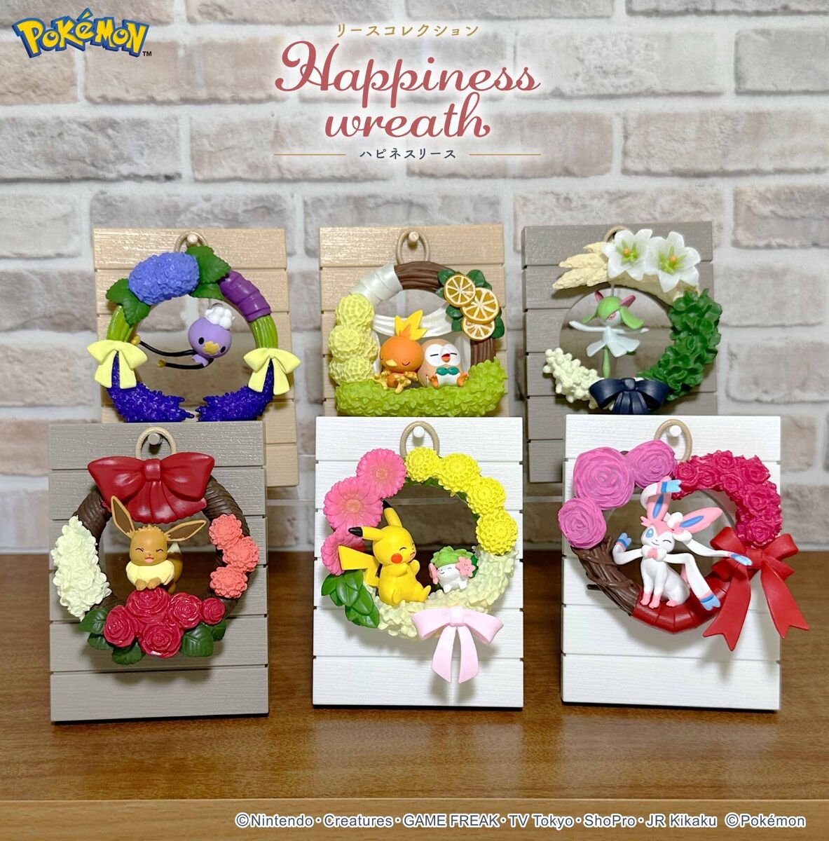 Re-Ment Pokemon Happiness Wreath