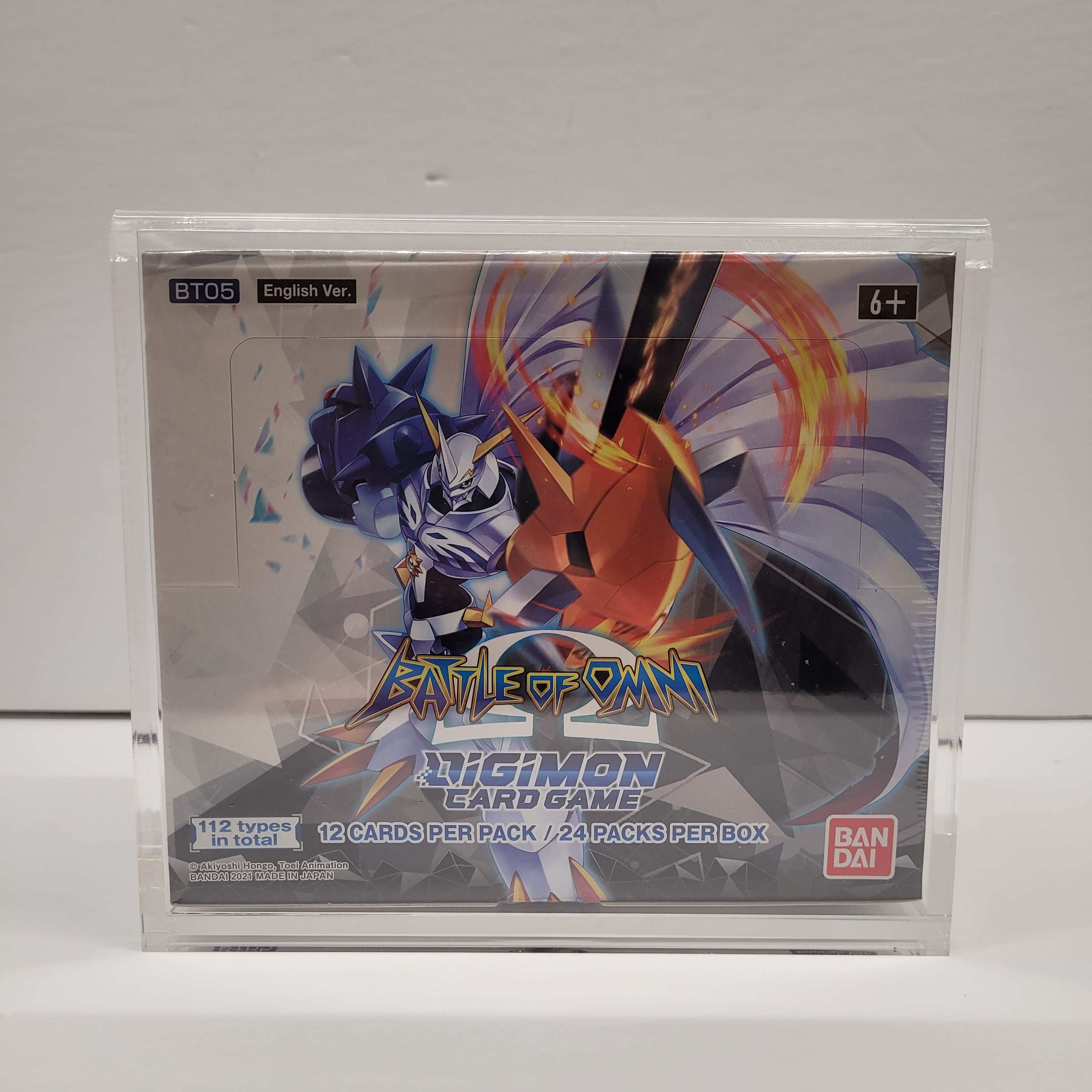 Acrylic Display for Digimon TCG Booster Box (English)