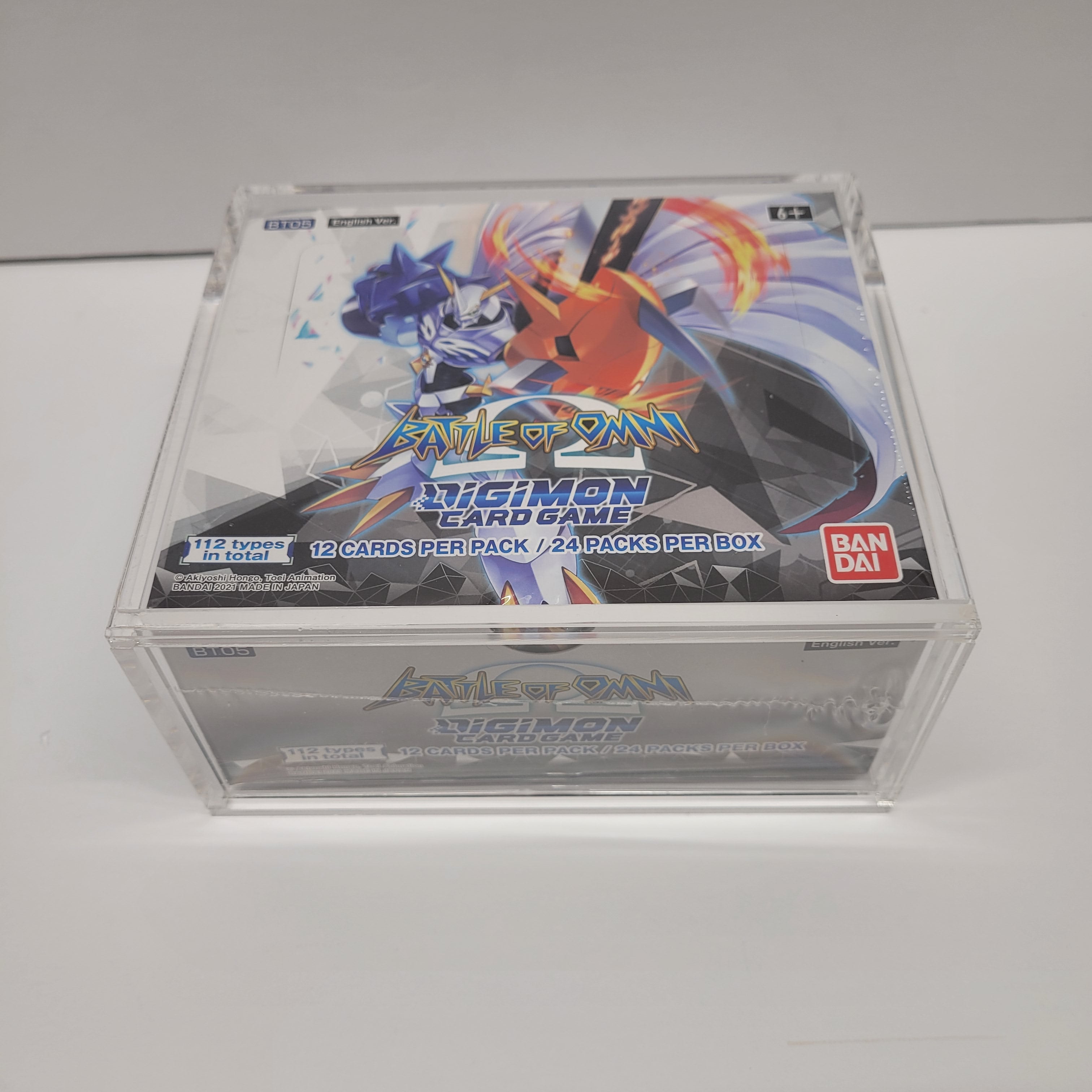Acrylic Display for Digimon TCG Booster Box (English)