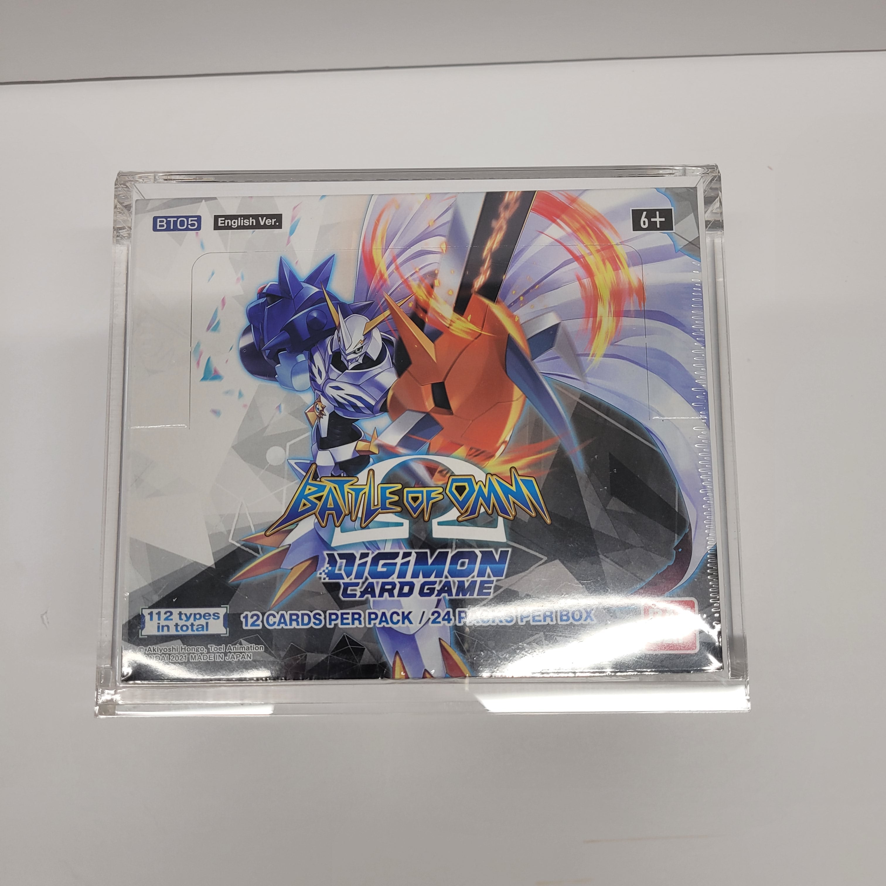 Acrylic Display for Digimon TCG Booster Box (English)