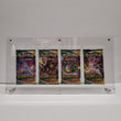 Acrylic Display for 4 Booster Packs