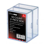 UltraPRO: 2-Piece 50 Count Clear Card Storage Box, 2 Pack