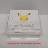 Acrylic Display for Pokemon Elite Trainer Box (Standard Size)
