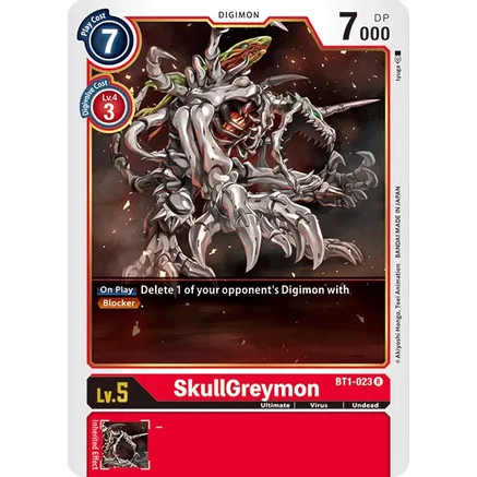 DCG [BT1-023 R] SkullGreymon