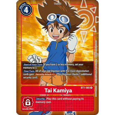 DCG [BT1-085 R] Tai Kamiya (Box Topper)