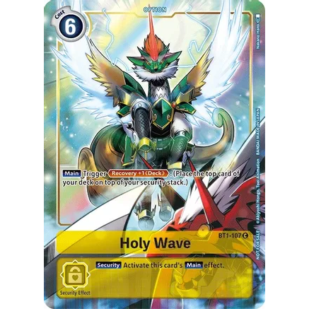 DCG [BT1-107 C] Holy Wave (Dash Pack Ver. 1.5)