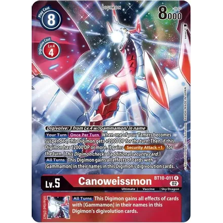 DCG [BT10-011 R] Canoweissmon (Alternate Art)