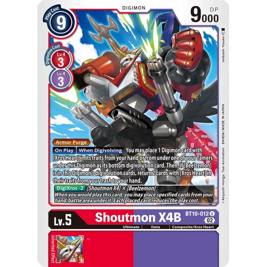 DCG [BT10-012 U] Shoutmon X4B
