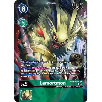DCG [BT10-054 R] Lamortmon (Alternate Art)