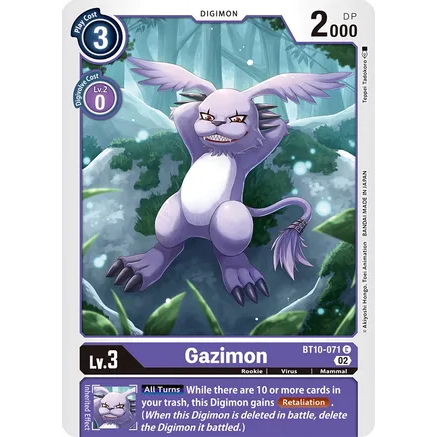 DCG [BT10-071 C] Gazimon