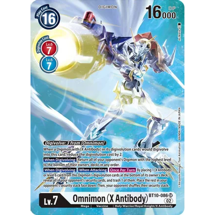 DCG [BT10-086 SR] Omnimon (X Antibody) (Alternate Art)