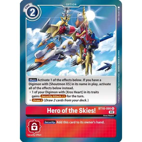 DCG [BT10-095 R] Hero of the Skies!