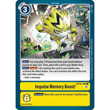 DCG [BT10-100 C] Impulse Memory Boost!