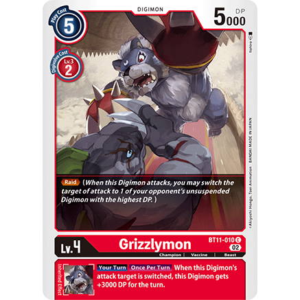 DCG [BT11-010 C] Grizzlymon