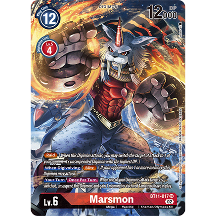 DCG [BT11-017 SR] Marsmon (Alternate Art)