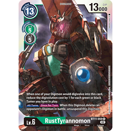 DCG [BT11-059 R] RustTyrannomon