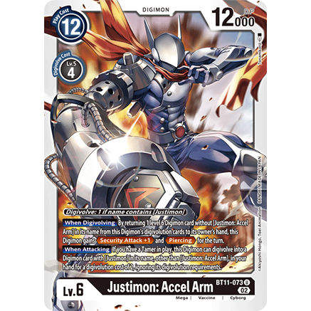 DCG [BT11-073 U] Justimon: Accel Arm
