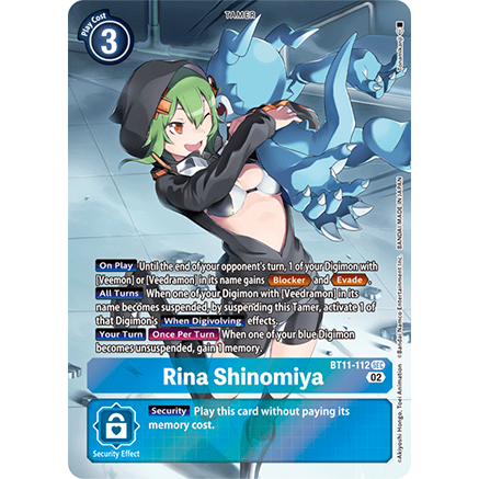 DCG [BT11-112 SEC] Rina Shinomiya (Alternate Art)