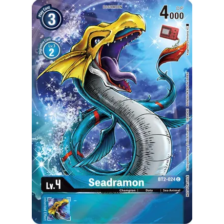 DCG [BT2-024 C] Seadramon (25th Special Memorial Pack)